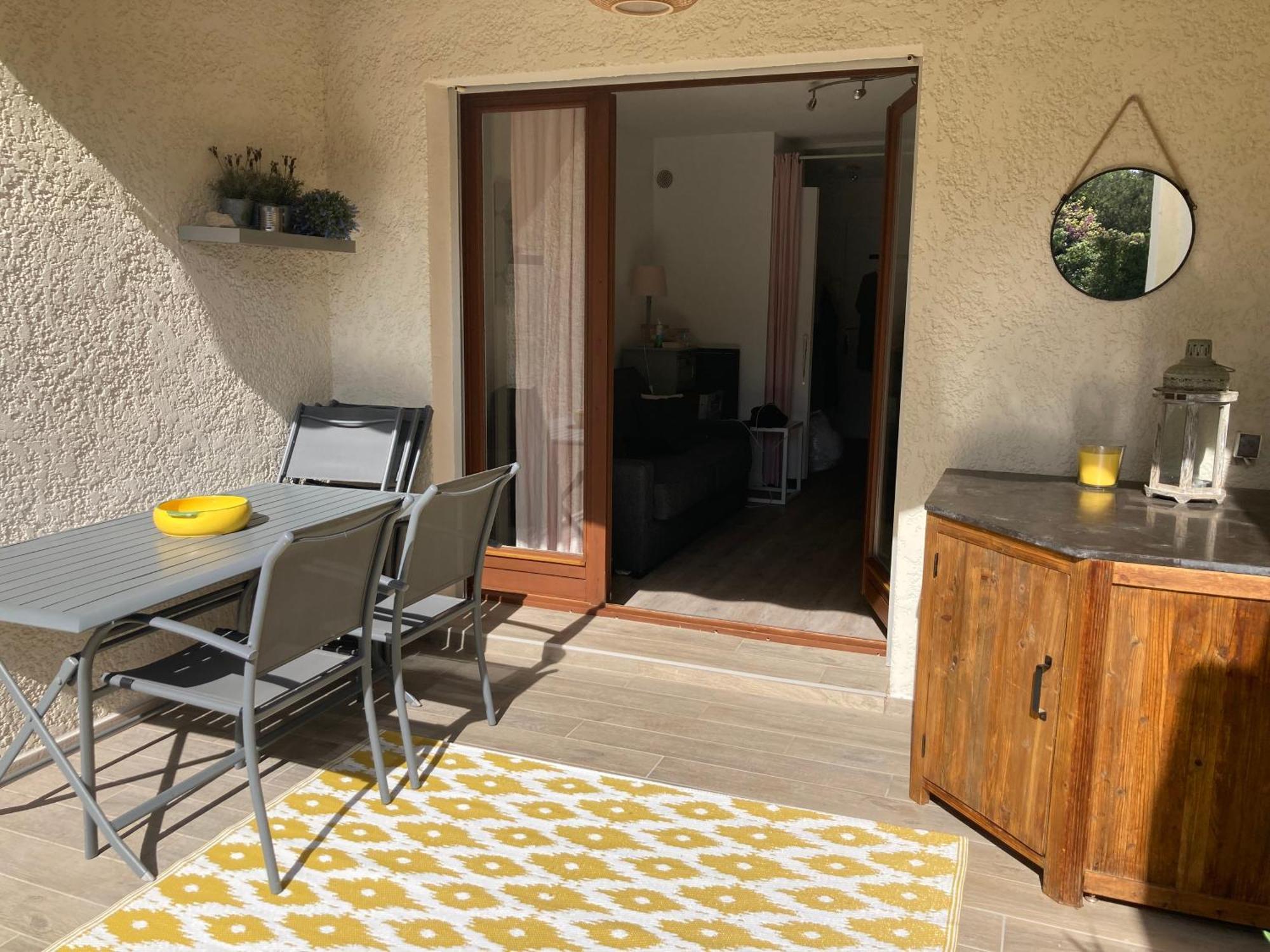 Studio 110 Grande Terrasse Proche Mer バンドール エクステリア 写真