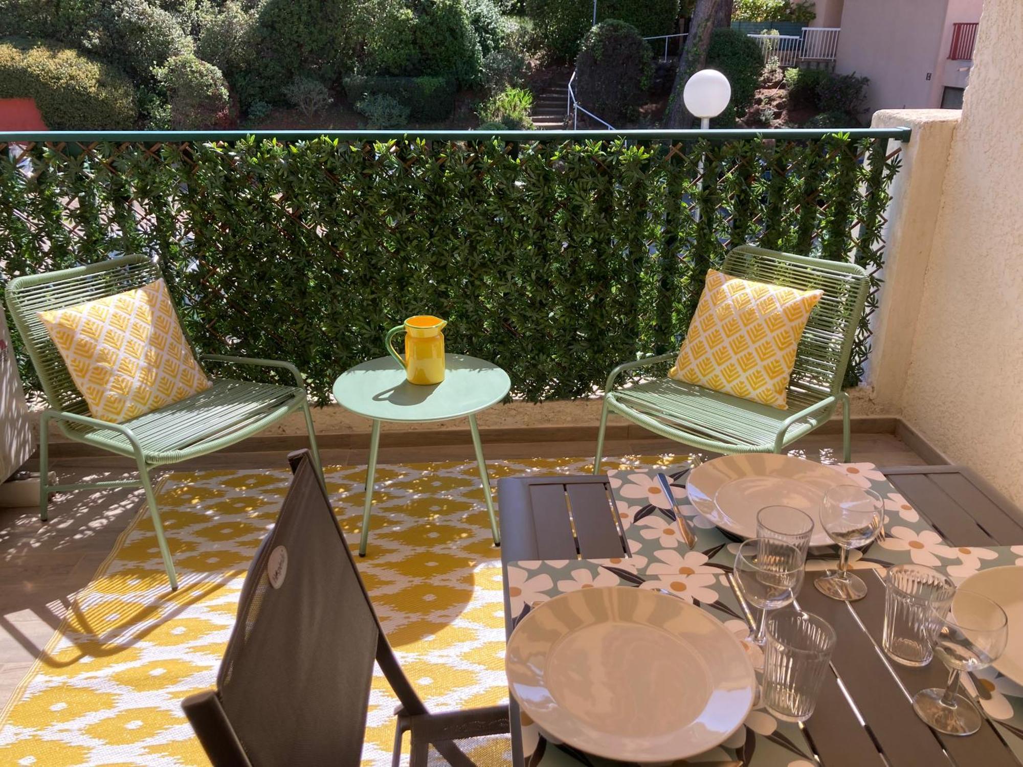 Studio 110 Grande Terrasse Proche Mer バンドール エクステリア 写真